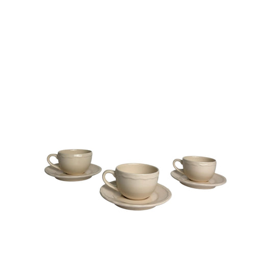 Set di 6 Tazzine da Caffè in Ceramica Rosa Cipria – Angelica Home
