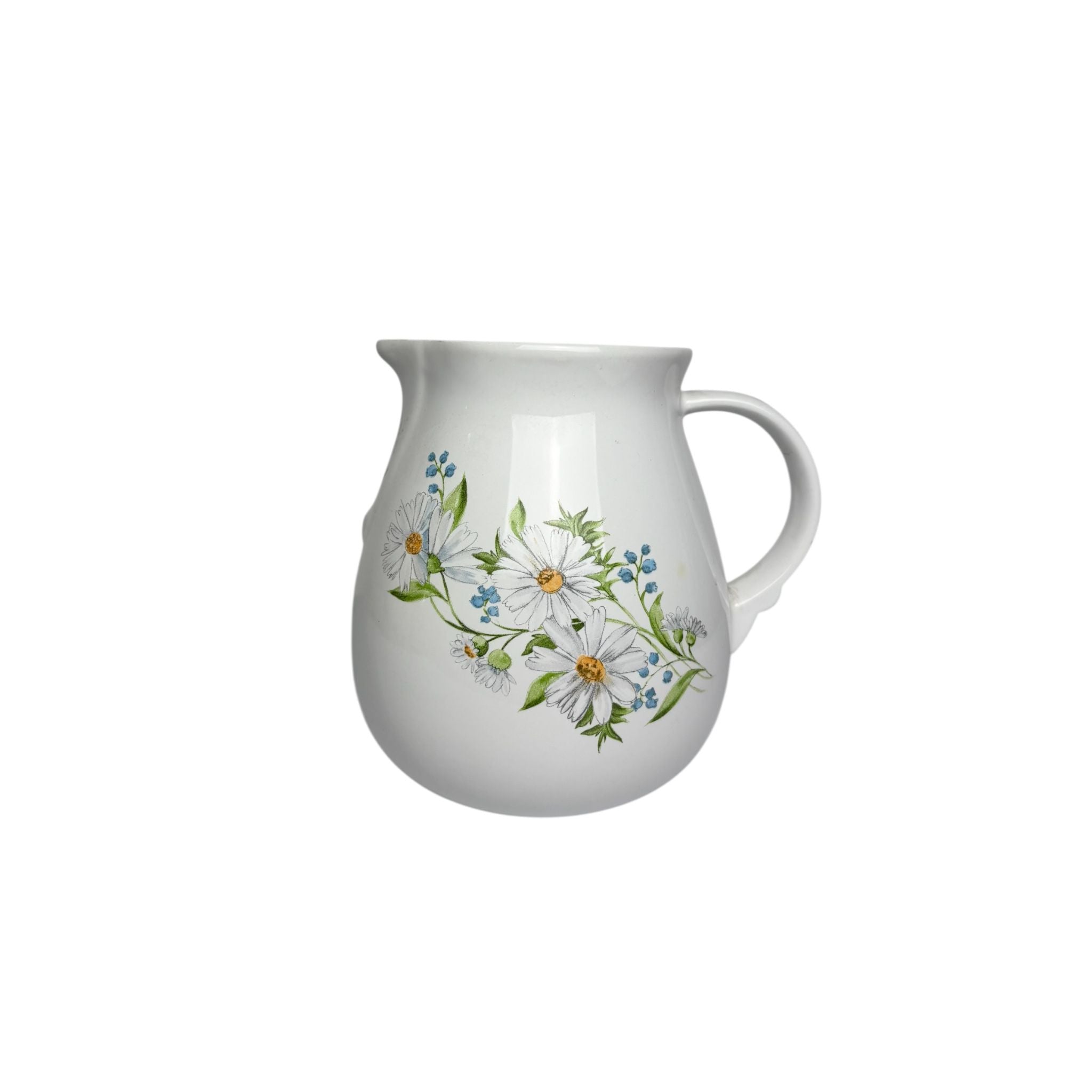 Caraffa in Porcellana con Disegno di Margherite 0,5 litri