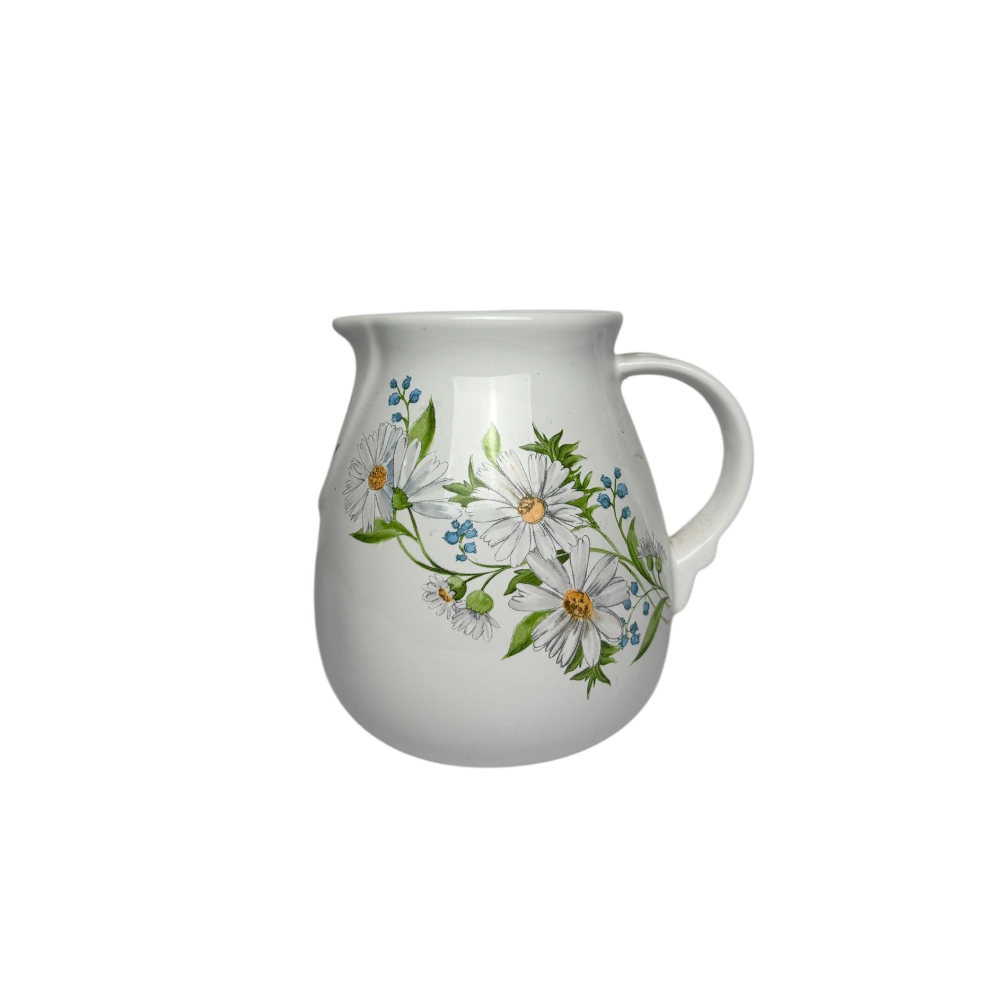 Caraffa in Porcellana con Disegno di Margherite 1 litro