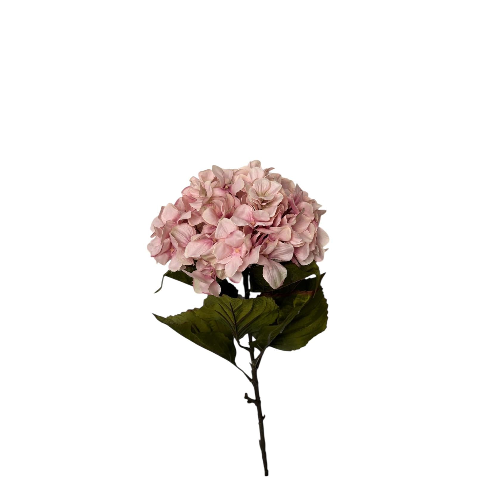Bouquet di Ortensie Rosa Antico Sfumate in Tessuto 75 cm – Fiori di Lena