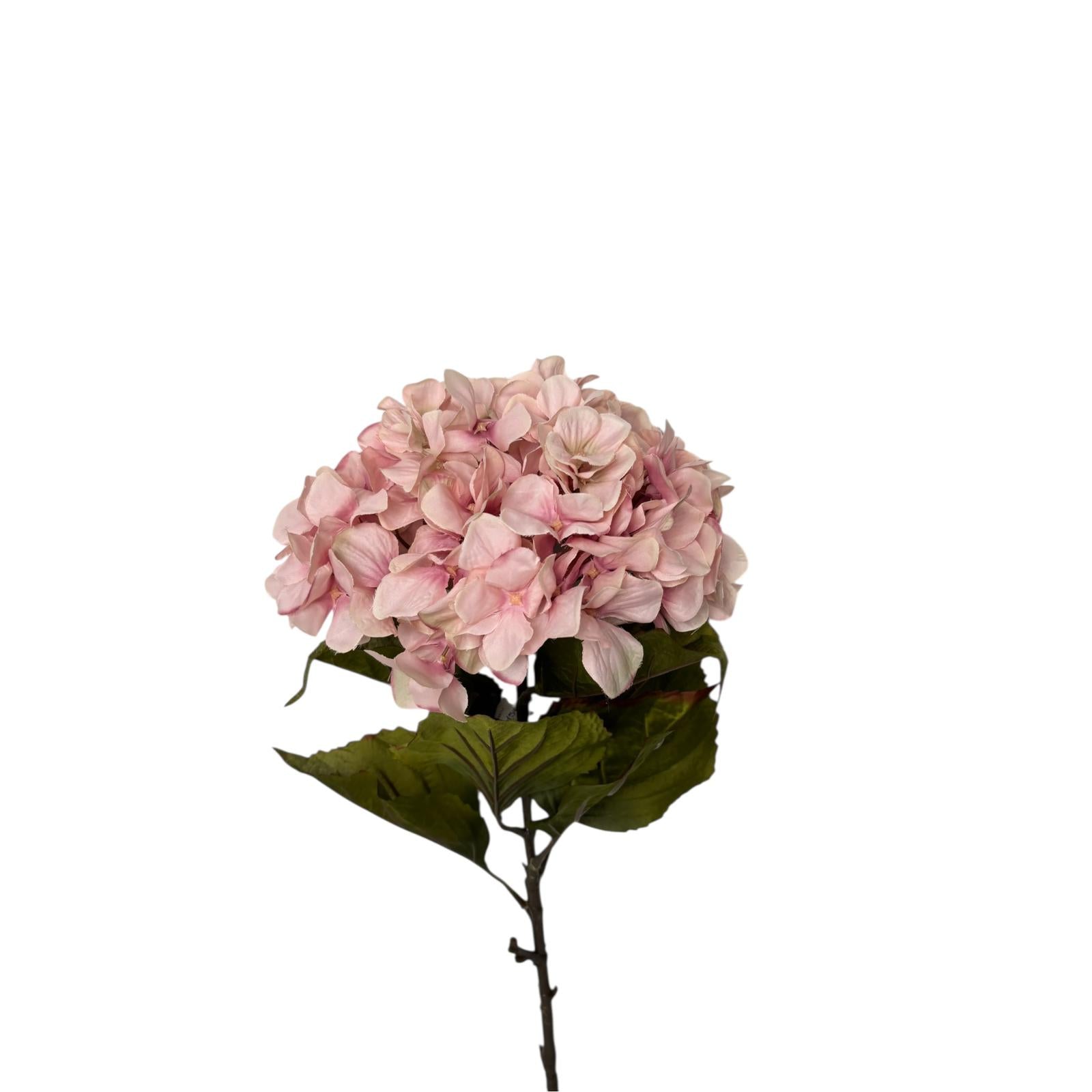 Bouquet di Ortensie Rosa Antico Sfumate in Tessuto 75 cm – Fiori di Lena