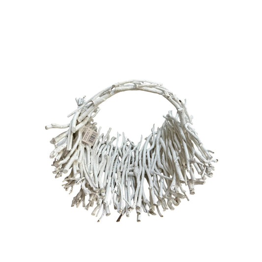 Porta Riviste in Legno Shabby con Manico 36 h cm – In Art