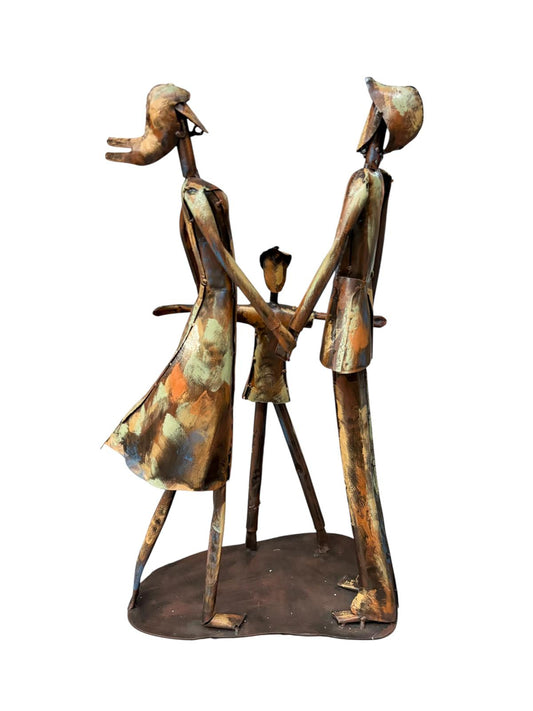 Scultura in Metallo Famiglia 59 h cm – In Art