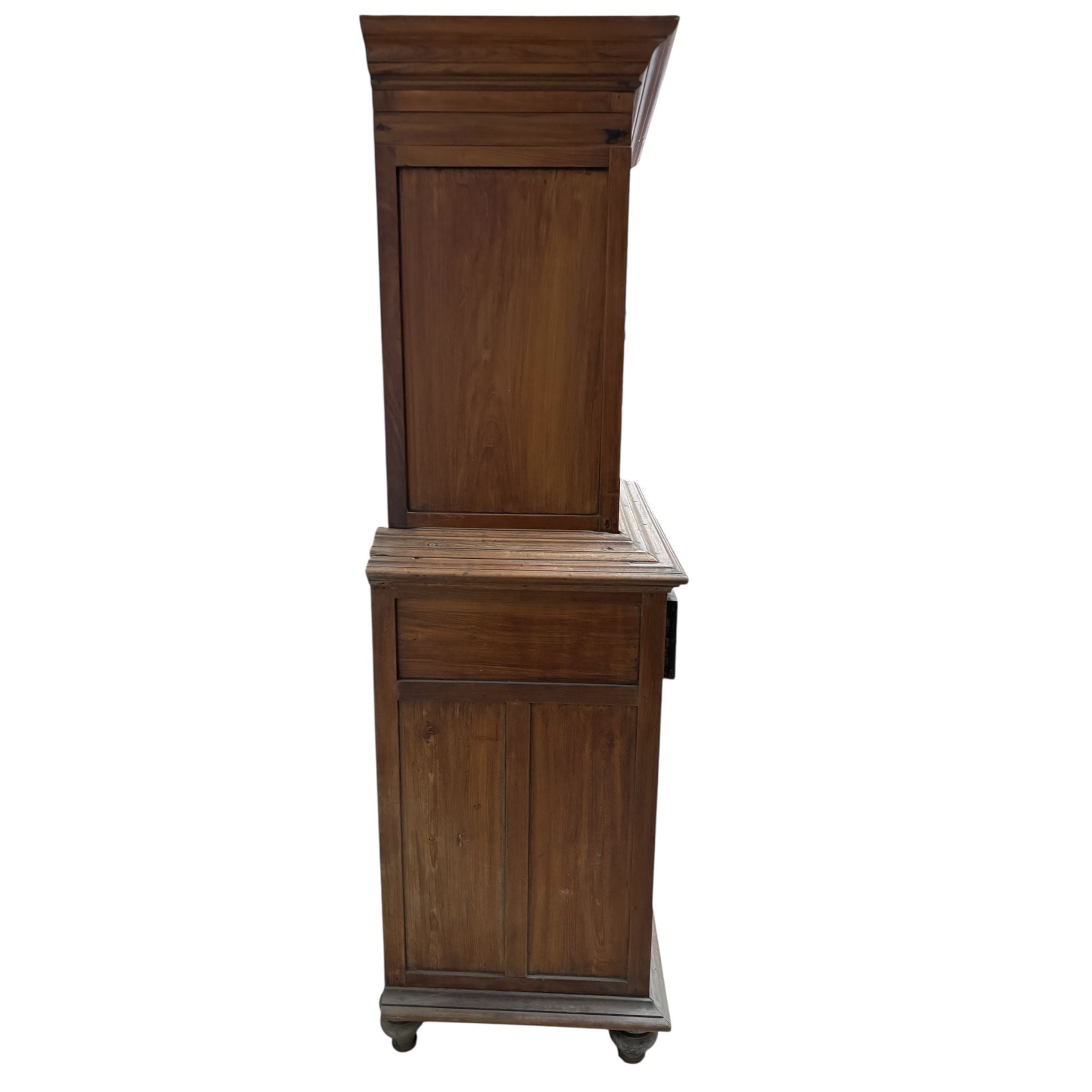 Credenza in Legno Sheesham con Ante 190 h cm – Finitura Ciliegio