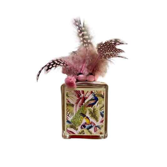 Profumatore con  Piume Rosa 200 ml - Linea Amazonia by Mardhelen