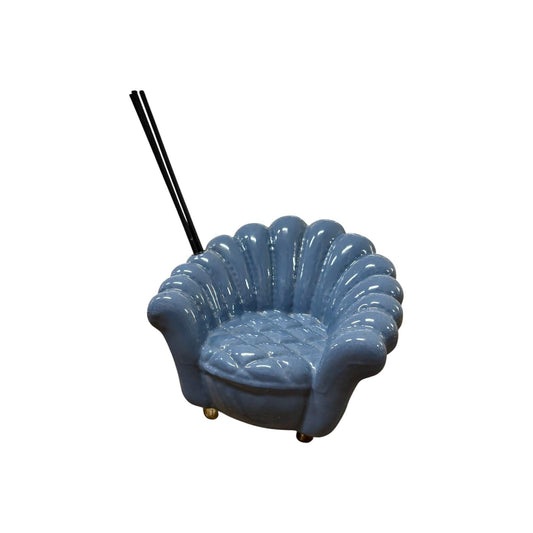 Profumatore a Forma di Poltrona in Ceramica Blu – Linea Madrhelen