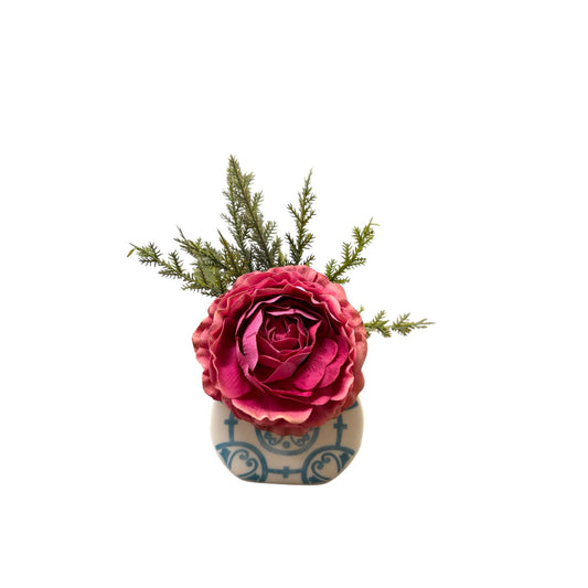 Vasetto Diffusore in Ceramica con Fiore – Baci Milano