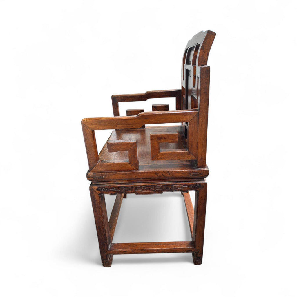 Sedia in Legno Sheesham Artigianale Color Noce - Sheesham
