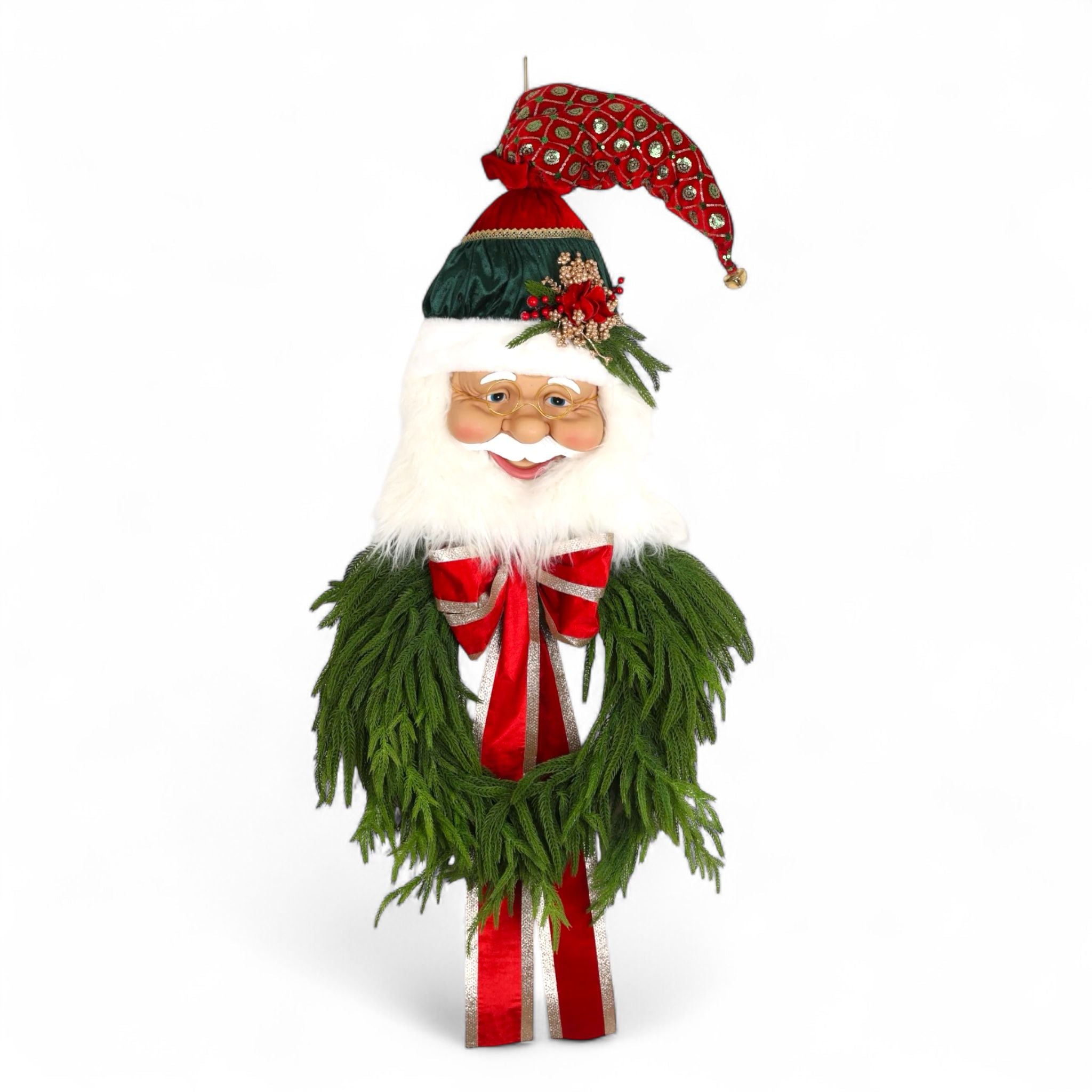 Fuoriporta  Babbo Natale 130 cm  - Fiori di Lena