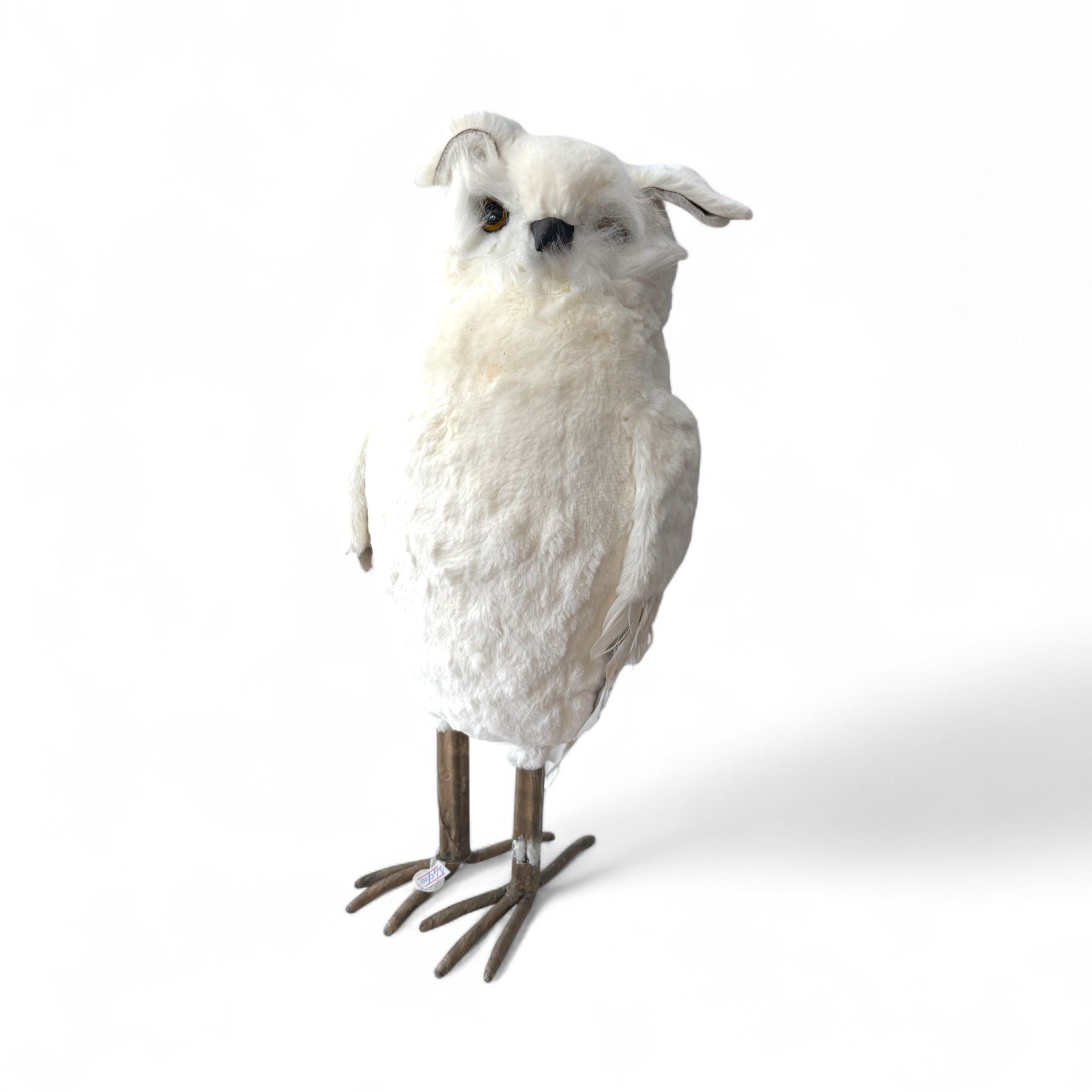 Gufo Realistico Bianco 44 cm - Goodwill