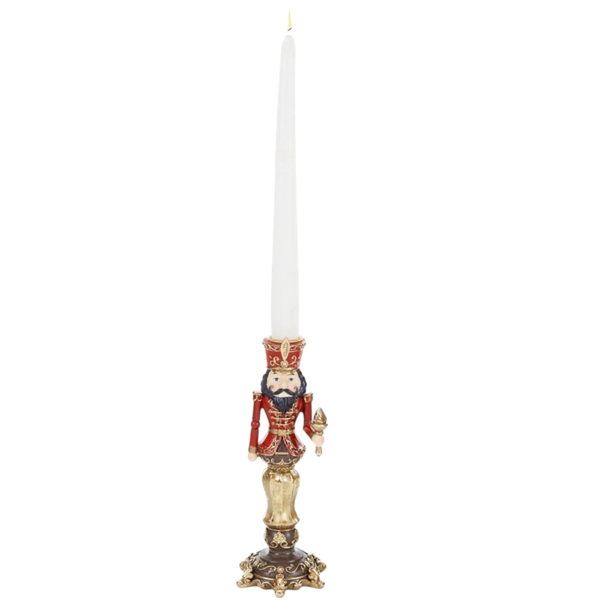 Candelabro Schiaccianoci in Resina 22 h cm- Goodwill