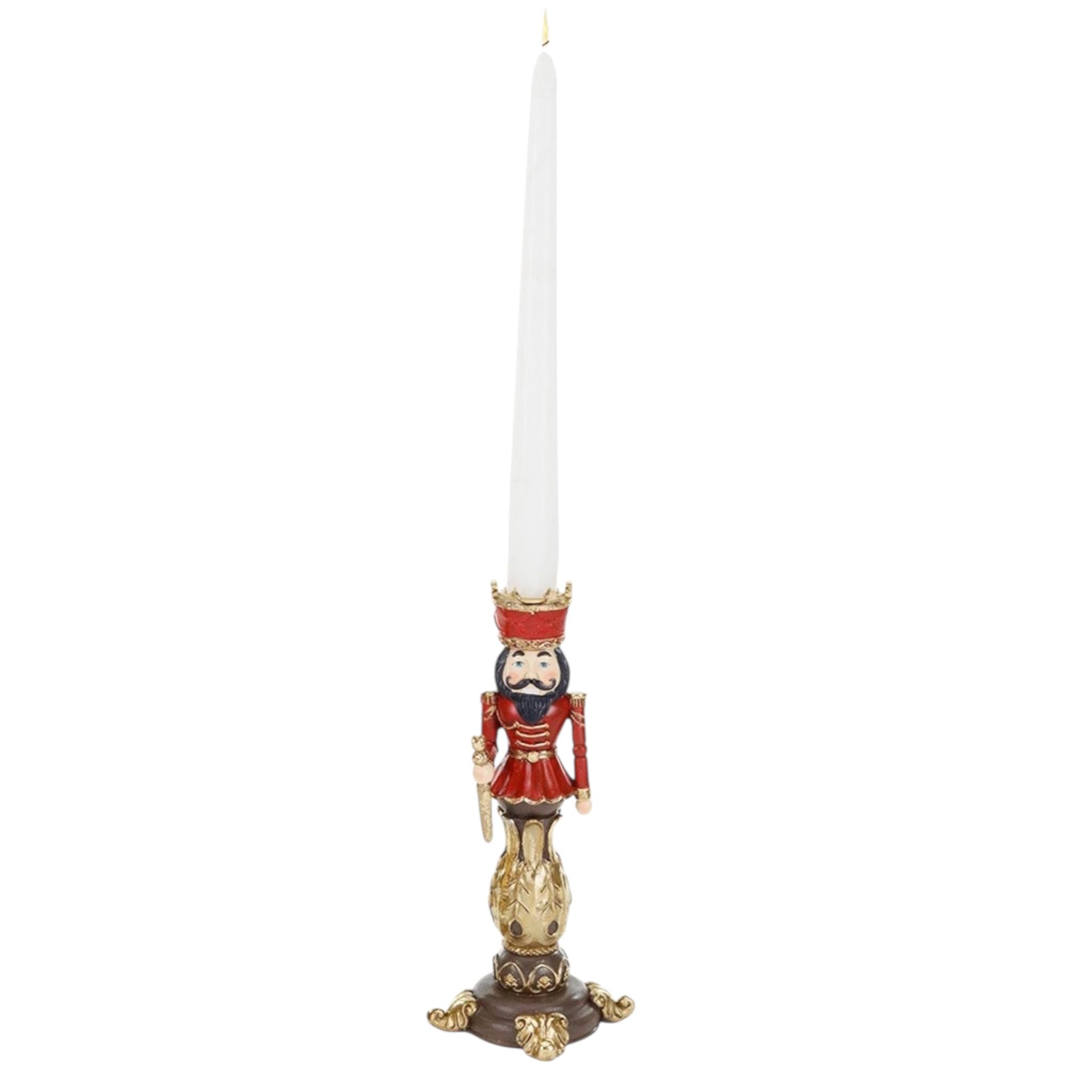 Candelabro Schiaccianoci in Resina 22 h cm- Goodwill