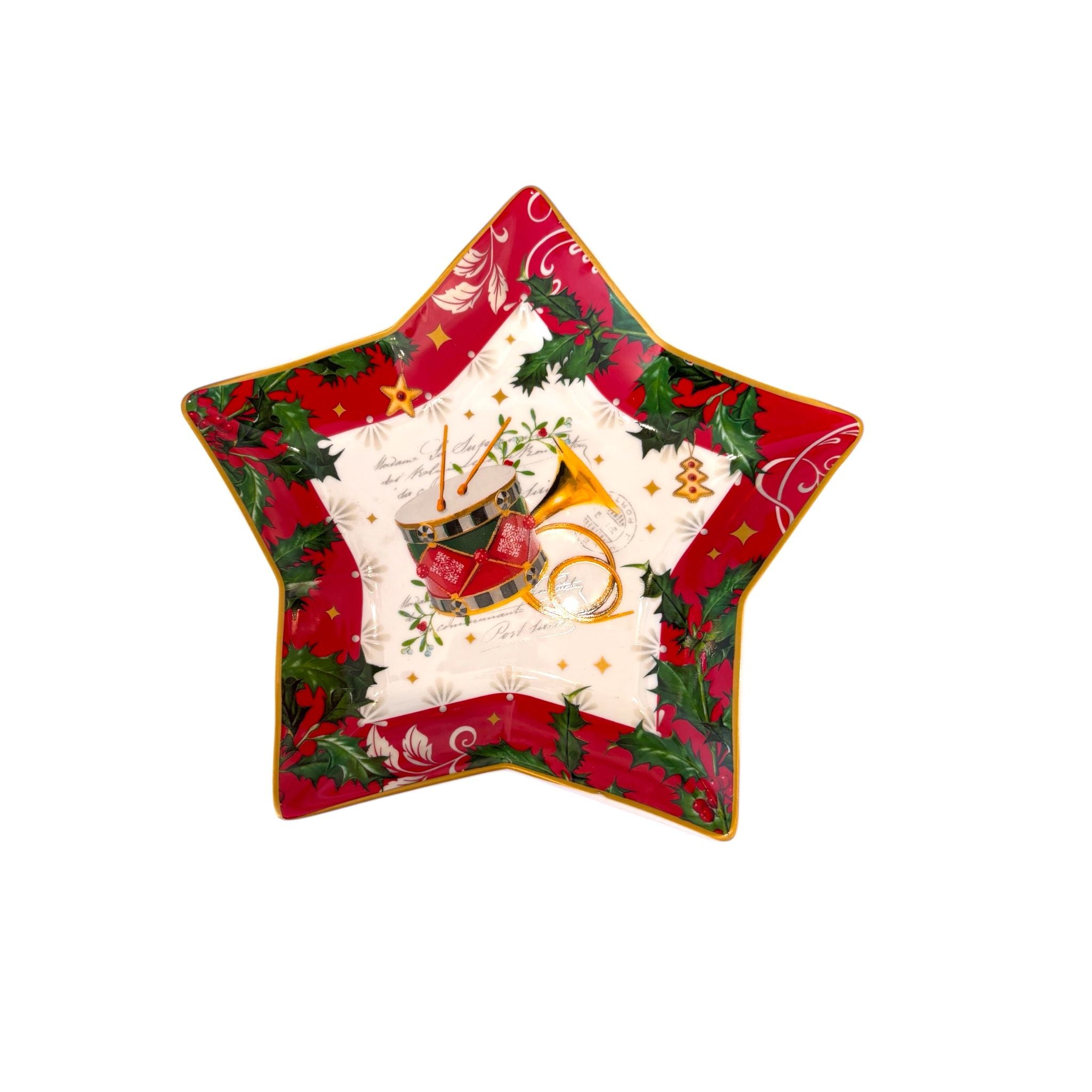 Vassoietto a Stella in Porcellana 22×19,5 cm - Fade