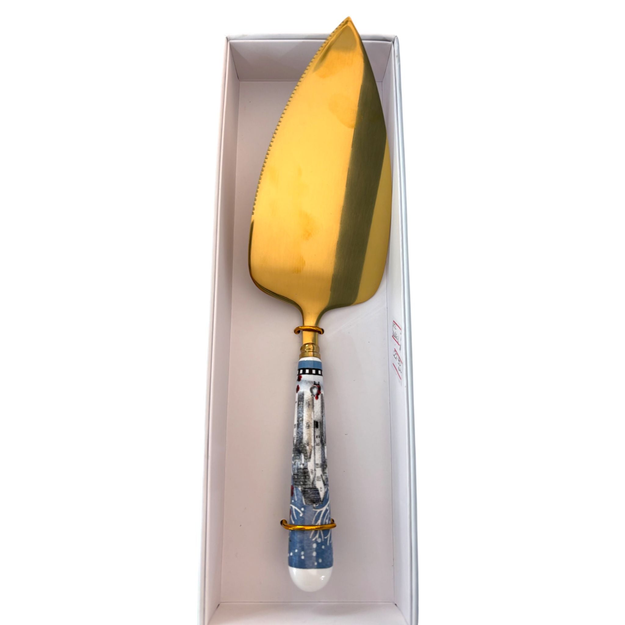 Paletta Dolce Oro con Manico in Ceramica 23 cm - Henriette