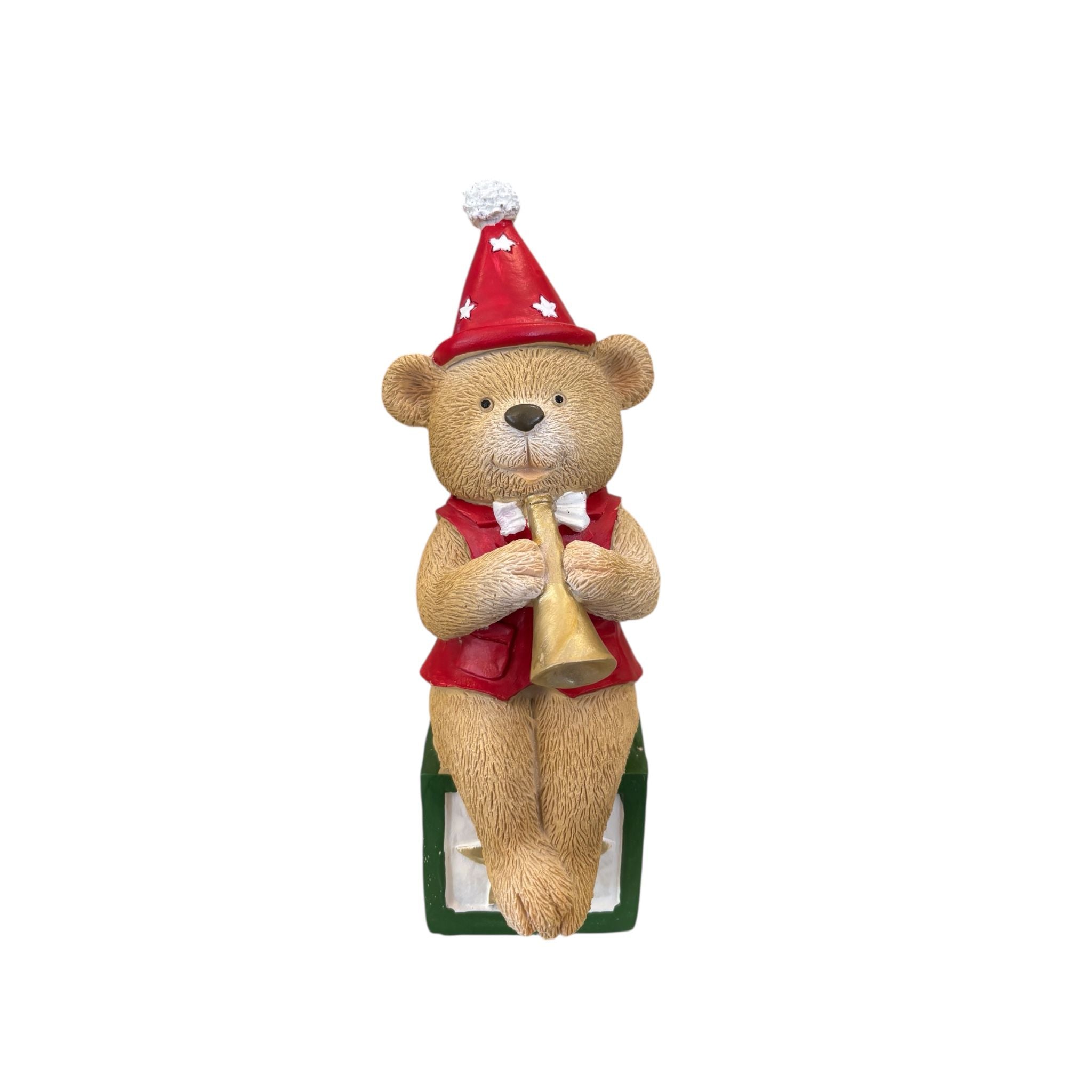 Statuina Orsetto Musicale in Resina 15 cm - Hervit