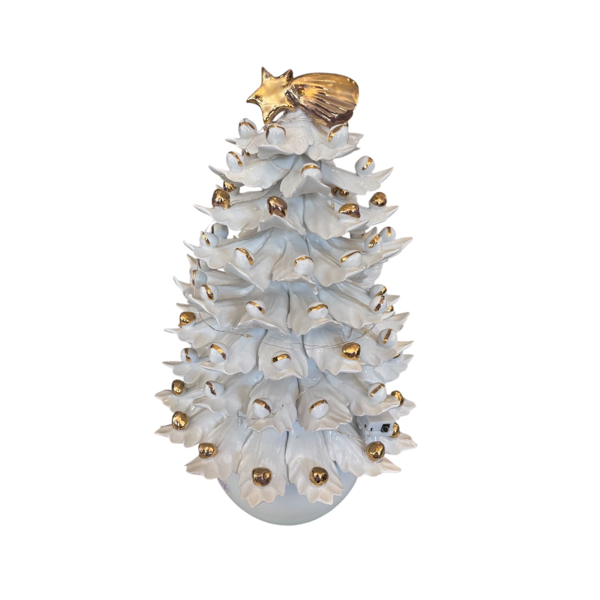Alberello Artigianale in Ceramica di Capodimonte 37 cm - Siniscalchi
