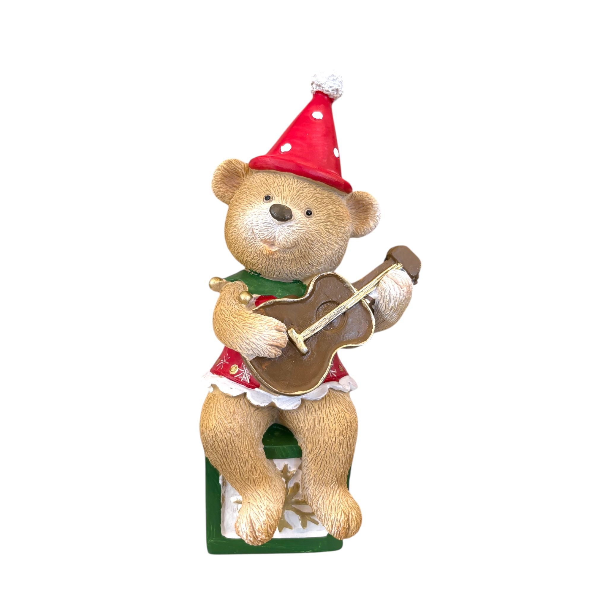 Statuina Orsetto Musicale in Resina 15 cm - Hervit