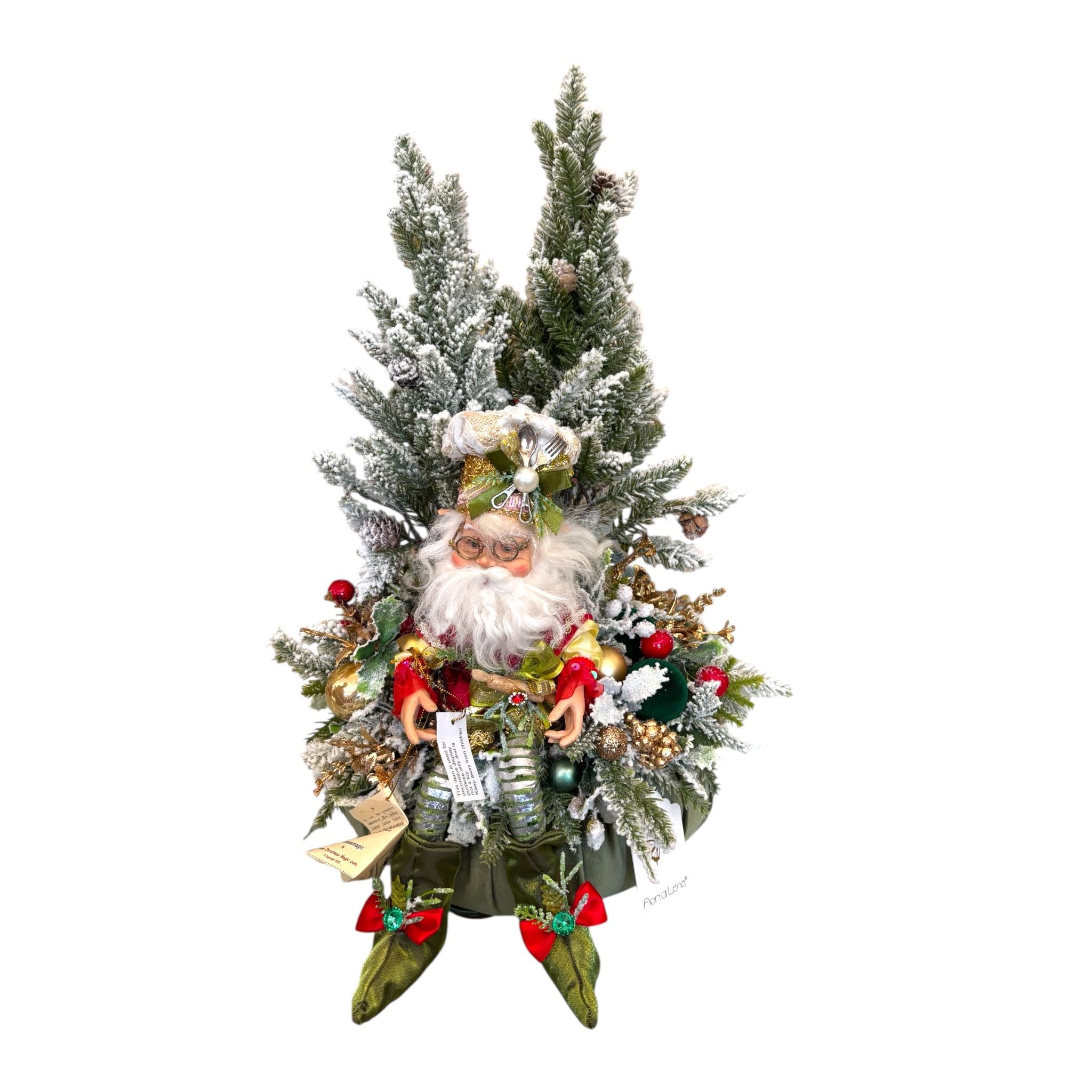 Creazione Artigianale con Elfo “North Pole Confectioner Elf” – Fiori di Lena & Mark Roberts