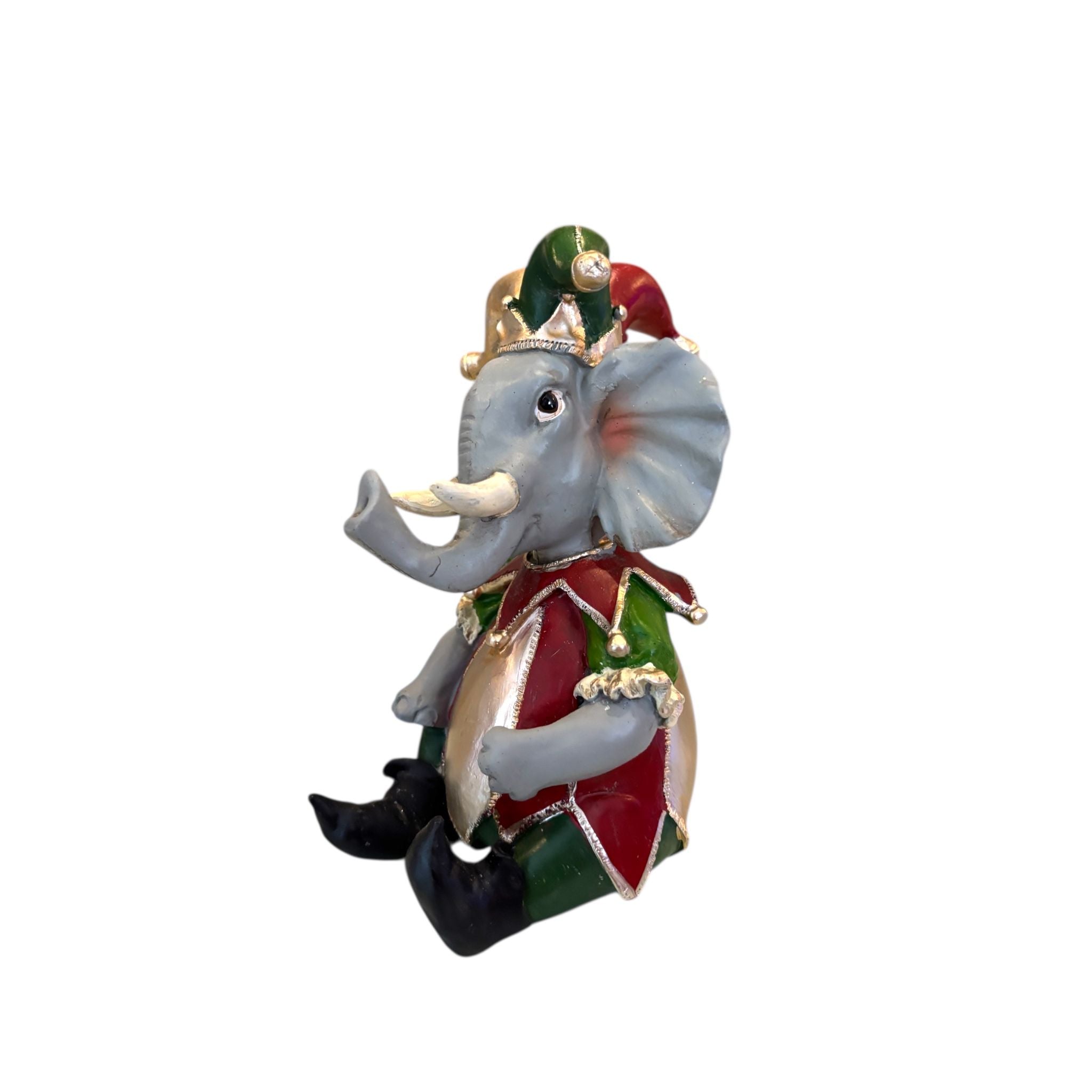 Elefantino Circense in Resina 20 cm – Clayre & Eef