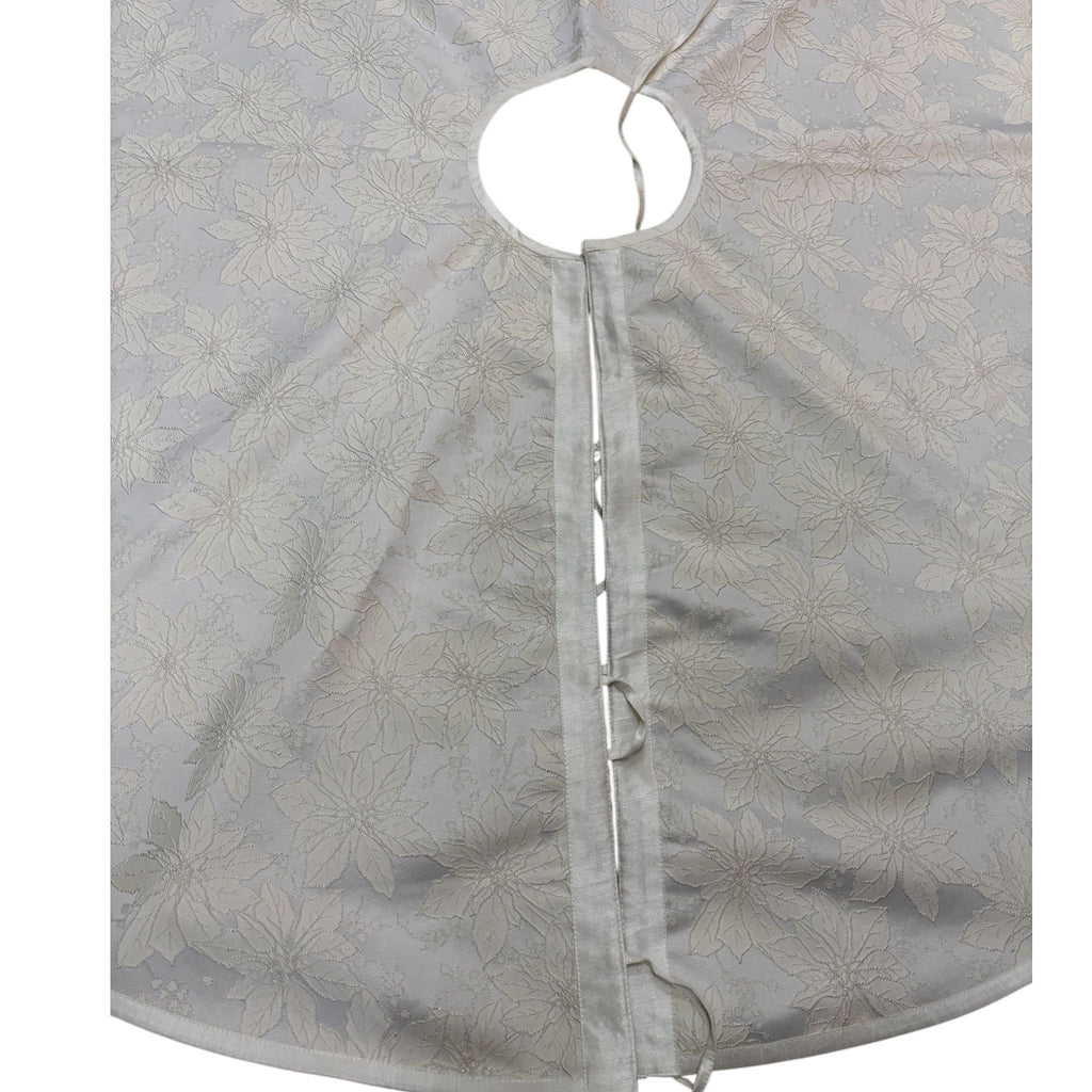 Gonna per Albero in Tessuto Avorio con Damascato Platino - Goodwill