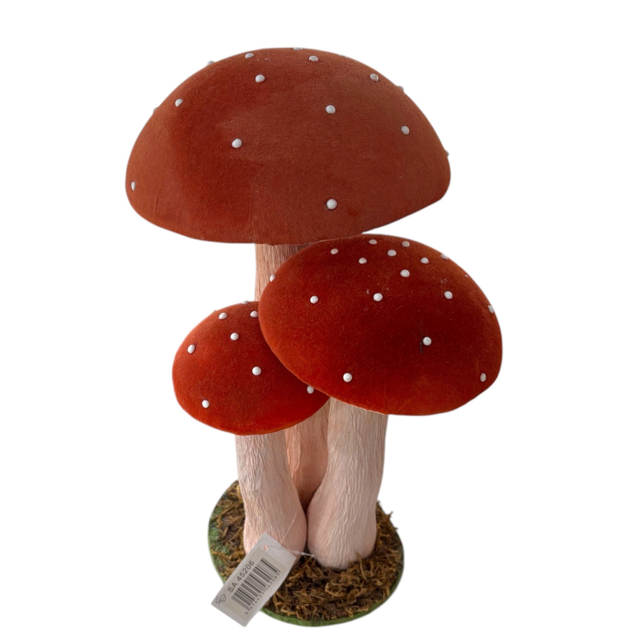 Decorazione Natalizia con Tre Funghetti in Ciniglia – Goodwill