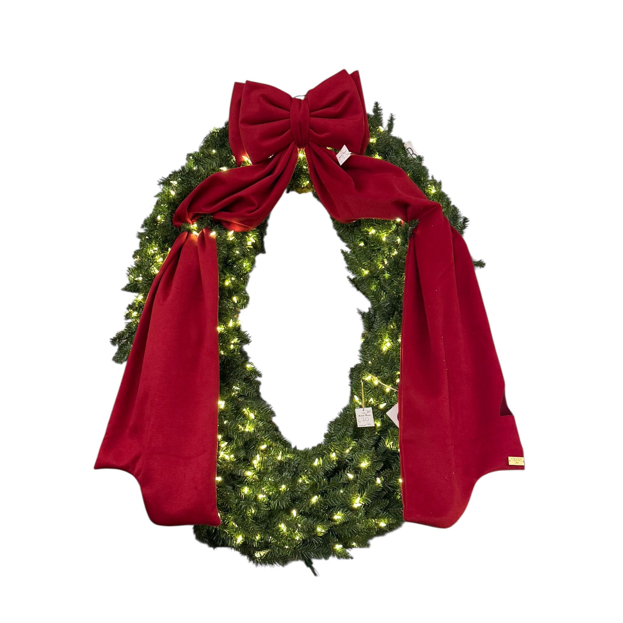 Mega Fiocco Romantico Rosso 165 cm - Madame Fioccò