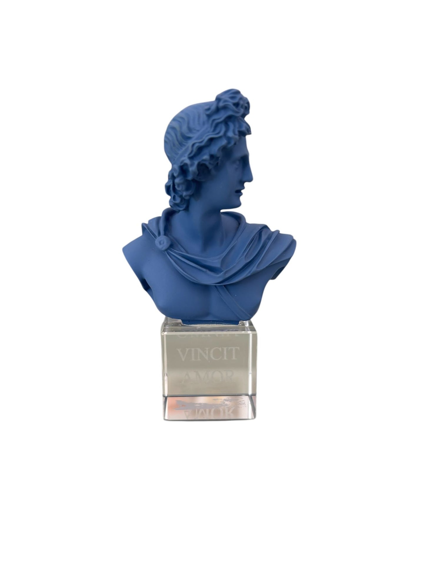Statuetta di Apollo in Resina con Base in Vetro 6x11 h cm – Chiaraela
