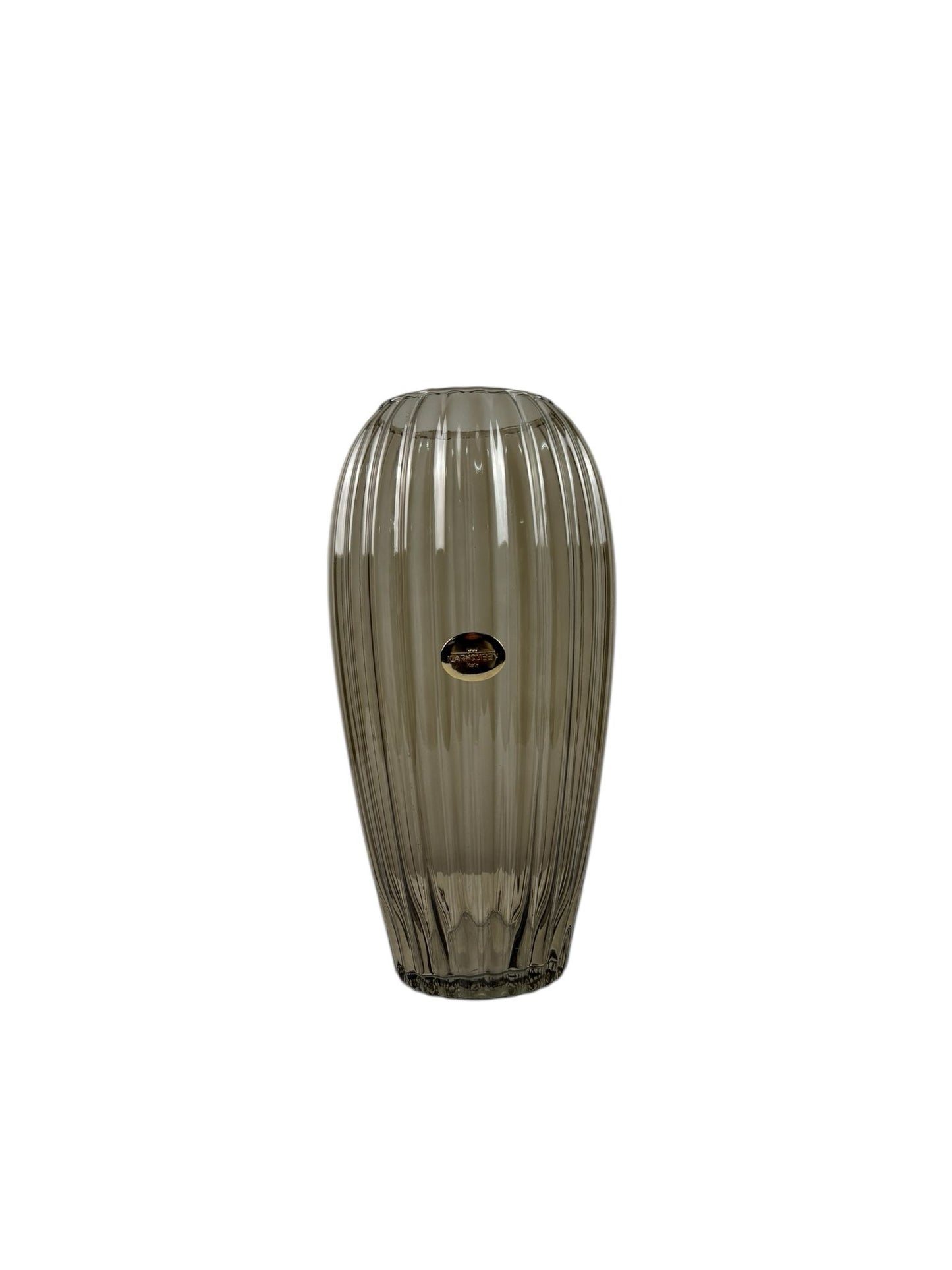 Vaso Lustrato Fumè in Vetro 26 h cm  – Ilary Queen