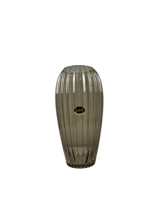 Vaso Lustrato Fumè in Vetro 26 h cm  – Ilary Queen