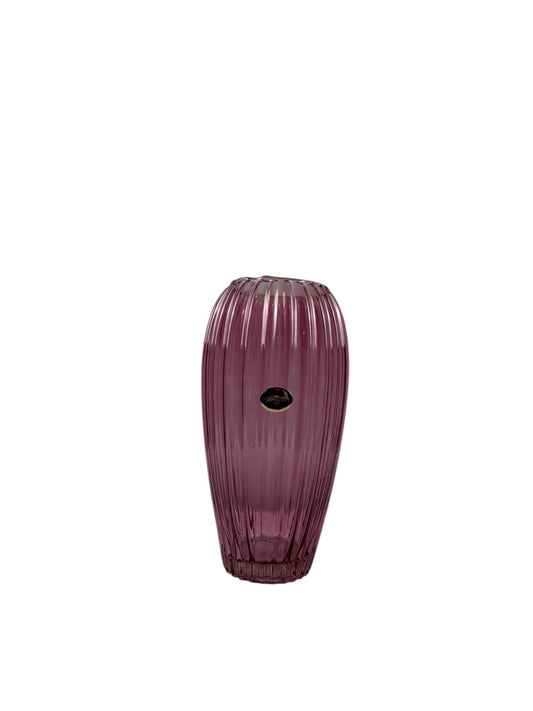 Vaso Lustrato Magenta in Vetro 26 h cm  – Ilary Queen