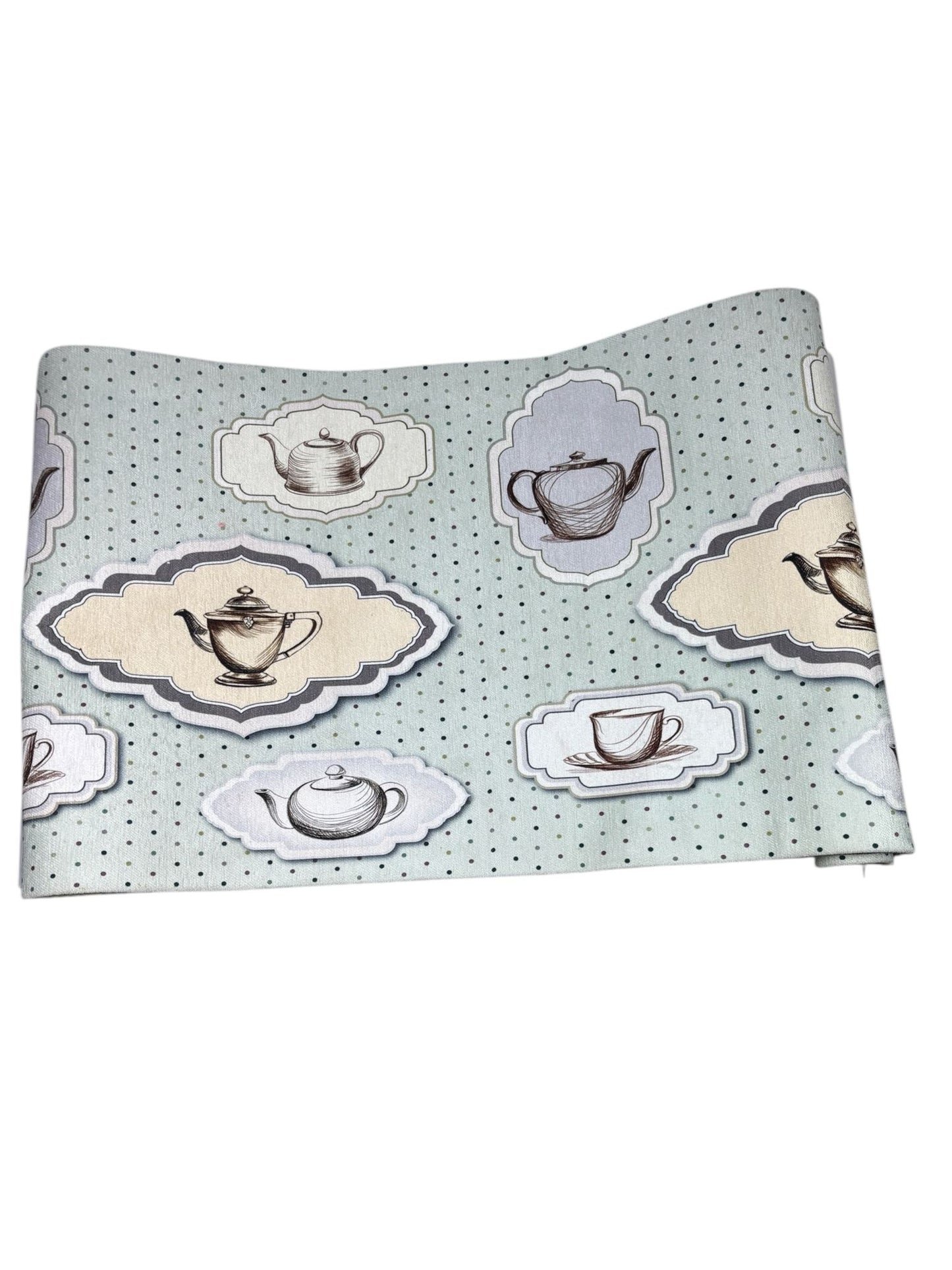 Tappeto Shabby Chic con Stampa "Tea" 100 cm - Blanc Mariclò