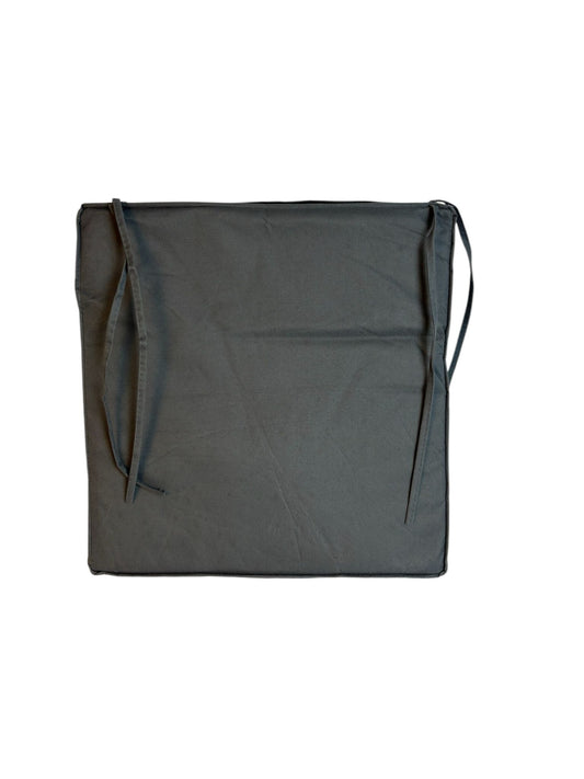 Set 6 Cuscini da Sedia con Fodera Idrorepellente Grigio 40x40 cm – Ideali per Esterno
