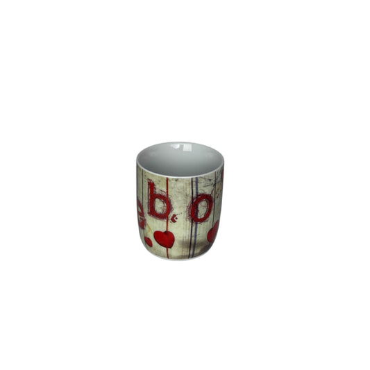 Tazza in Porcellana con Grafiche Colorate 8 cm - Linea Egan