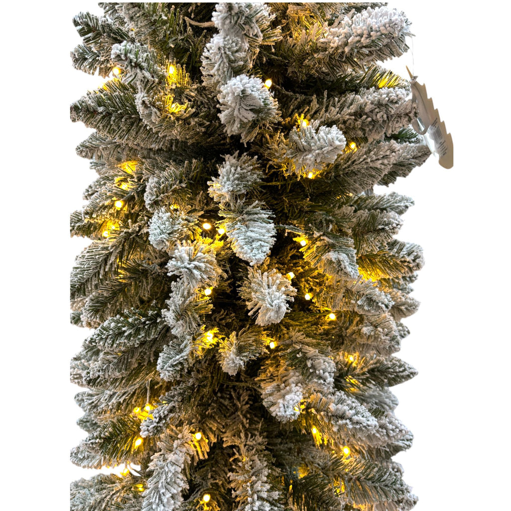 Albero Silvestre Floccato 180 cm Floccato 250 led - Flora