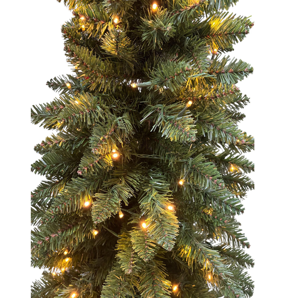 Albero Silvestre Slim con 350 LED a Luce Calda  210 cm - Flora