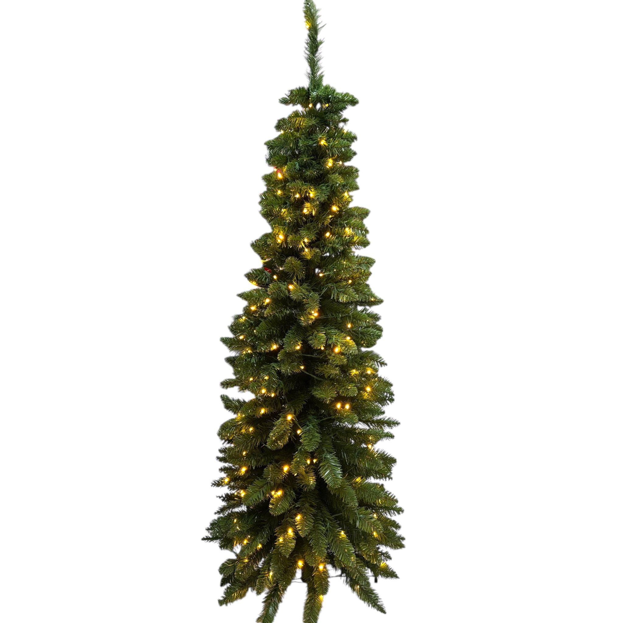 Albero Silvestre Slim con 350 LED a Luce Calda  210 cm - Flora