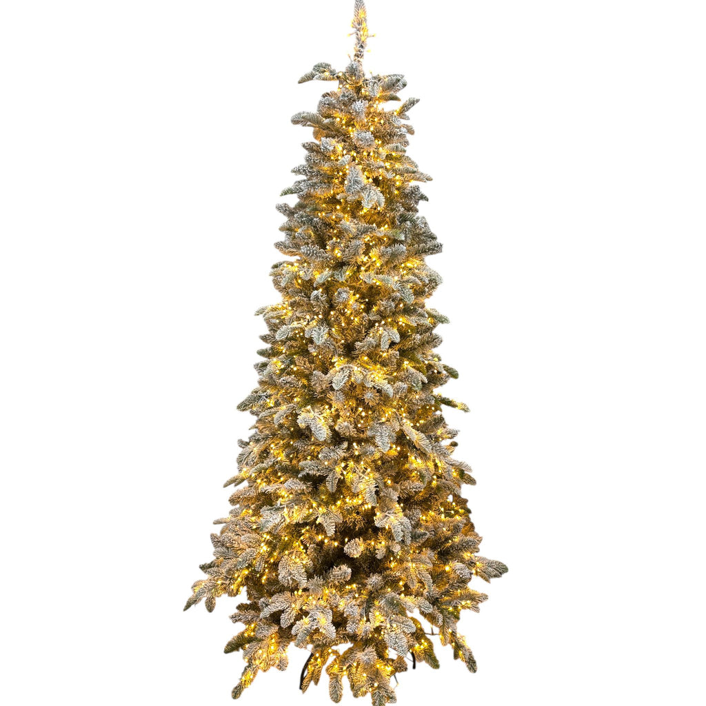 Montecarlo Floccato 240 cm con 350 led - Flora