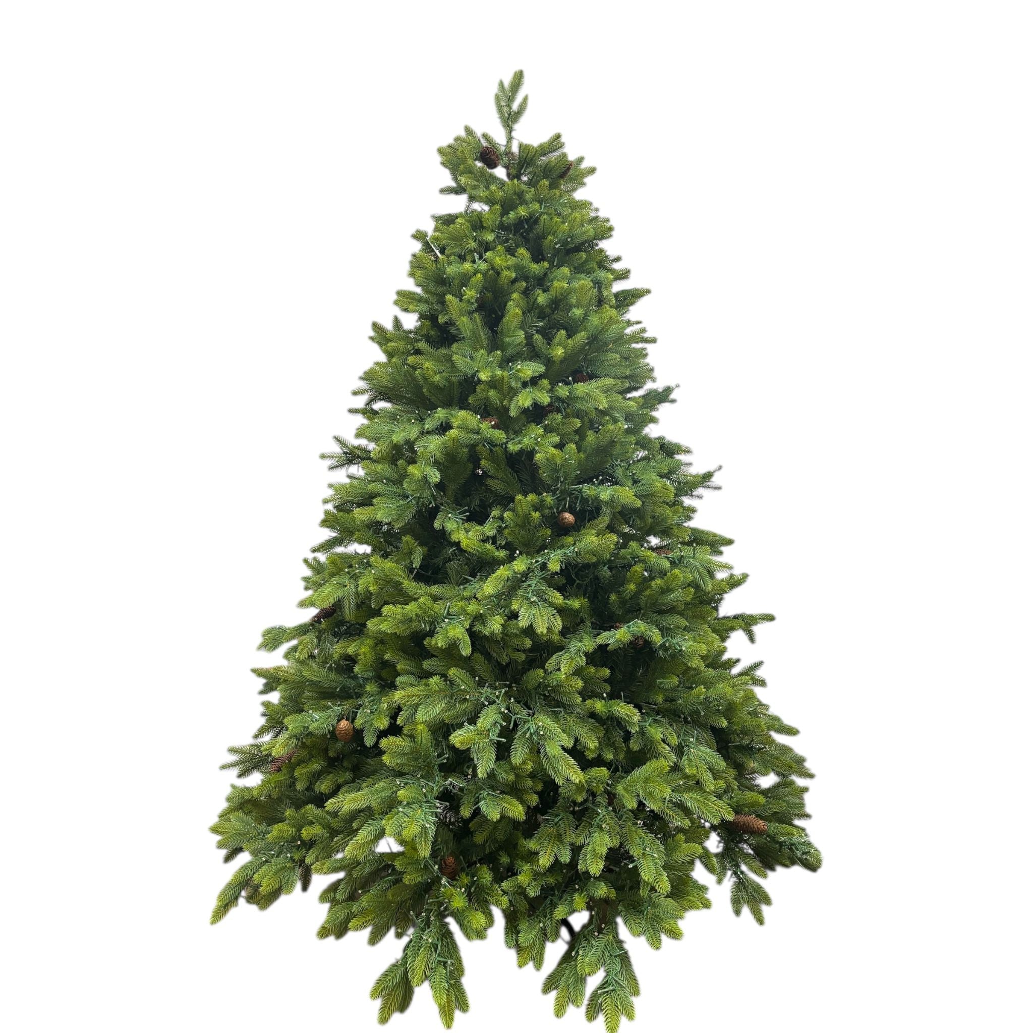 Green Lux con 6500 LED e Pigne Decorative 210 cm - Flora
