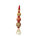 Puntale da Albero in Tessuto con Base in Metallo 38 cm - Fade