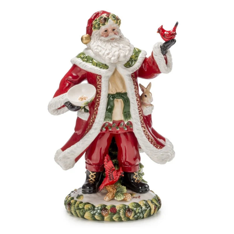 Babbo Natale con Coniglio 46 cm
