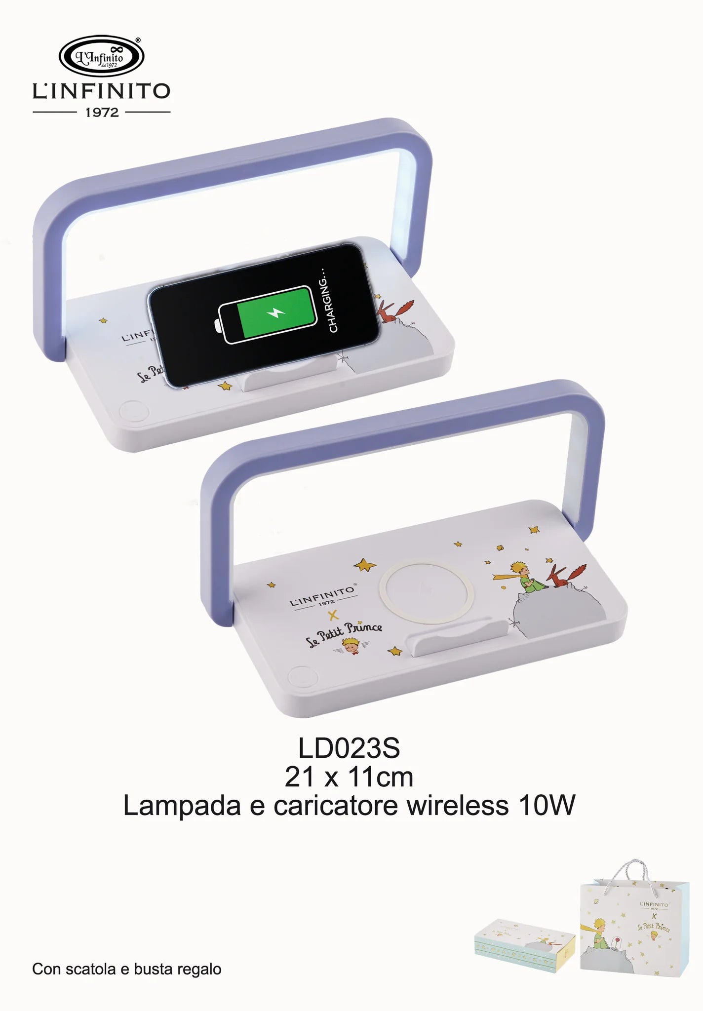 Lampada Wireless "Il Piccolo Principe" – L'infinito