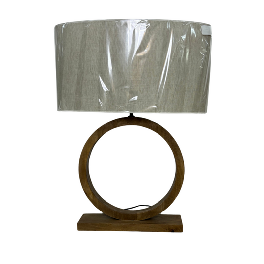 Lampada Legno con Paralume