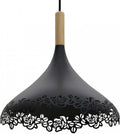 Lampadario Monoluce con Decoro Traforato