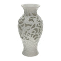 Vaso Traforato in Porcellana Bianca 33 cm - Hervit