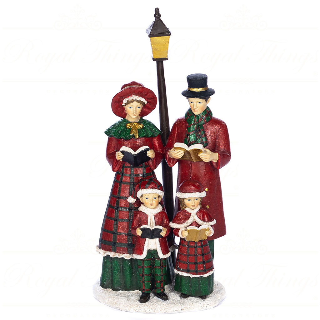 Famiglia Coro Vittoriano A Tartan Christmas da Tavolo 21 cm - Goodwill