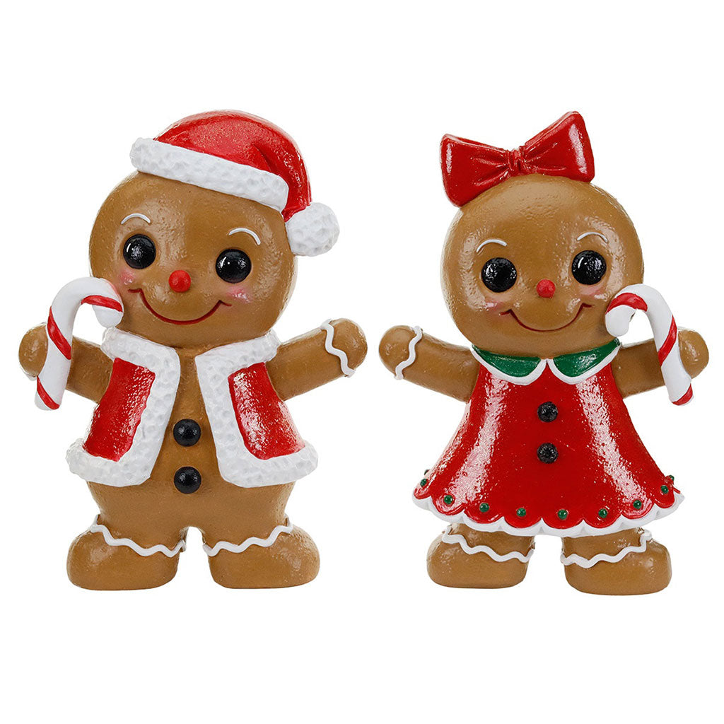 Display Gingerbread Town Boy & Girl 50 cm - Goodwill