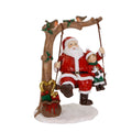 Statuetta in Resina con Babbo Natale e Bambino 19.5 cm - Goodwill