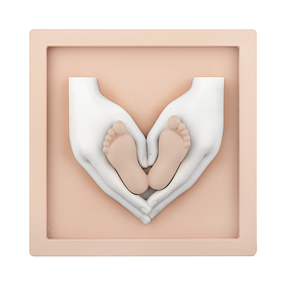 Quadretto in Marmorino "Amore Genitoriale" Rosa – Bongelli Preziosi