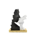 Volti Stilizzati in Marmorino 11x16 h cm - Bongelli Preziosi