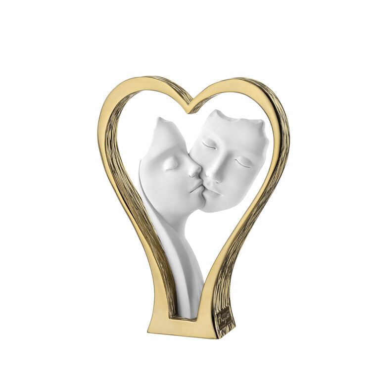 Volti con Cuore in Oro 18 h cm - Bongelli Preziosi